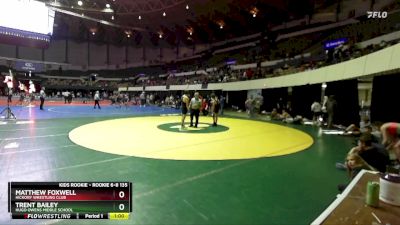 Rookie 6-8 135 Round 3 - Trent Bailey, Hugo Owens Middle School vs Matthew Foxwell, Hickory Wrestling Club