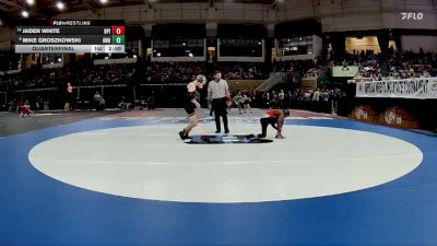 132-4A/3A Quarterfinal - Mike Groszkowski, Annapolis vs Jaden White, Baltimore Polytechnic Institute