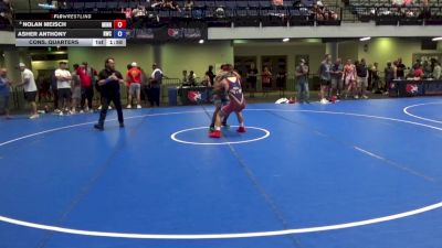 132 lbs Cons. Quarters - Nolan Meisch, Minnesota vs Asher Anthony, Richmond Wrestling Club