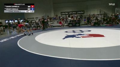 61 lbs Cons. Round 3 - Gavin Caprella, Ohio vs Mhar Caballa, Oregon