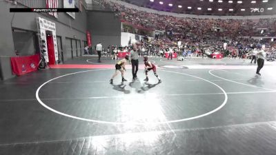 85 lbs Cons. Round 2 - LyRick Mathews, Rosholt vs Gaige House, West Bend Wildcats