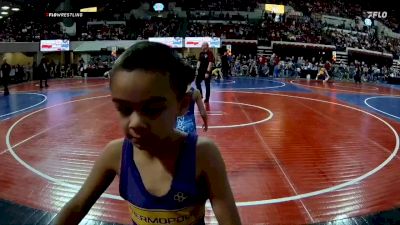 46 lbs Champ. Round 2 - Santino Hernandez, Quincy Regulators vs Erik Polson, Thermopolis Wrestling Club