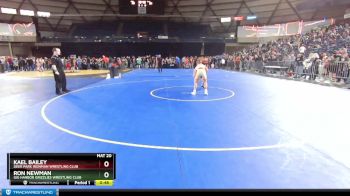 117 lbs Cons. Round 3 - Kael Bailey, Deer Park Ironman Wrestling Club vs Ron Newman, Gig Harbor Grizzlies Wrestling Club