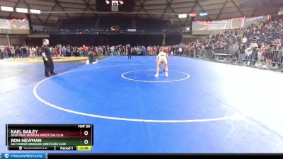 117 lbs Cons. Round 3 - Kael Bailey, Deer Park Ironman Wrestling Club vs Ron Newman, Gig Harbor Grizzlies Wrestling Club