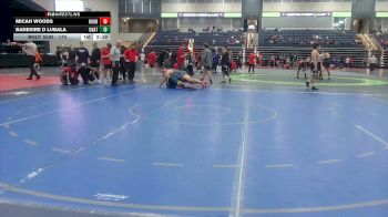 174 lbs Cons. Semi - Badesire D Lubala, Unattached vs Micah Woods, Huntingdon