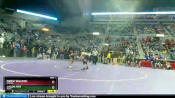 106 lbs Quarterfinal - Jalen May, Peru vs Drew Waldon, DeKalb