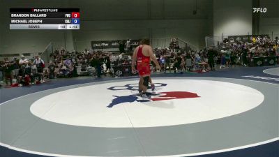 Masters A FS - 130 lbs Semis - Brandon Ballard, Frontier Wrestling Club vs Michael Joseph, California