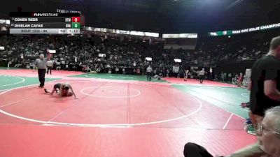 90 lbs Quarterfinal - Cohen Reer, BTWA vs Dhielan Cayas, Unattached