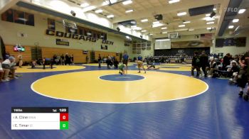 116 lbs Quarterfinal - Abram Cline, Granite Hills-El Cajon vs Ethan Timar, St. Edward (OH)