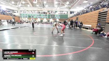 150 lbs Champ. Round 1 - Jacob Vazquez, Steele Canyon vs Robert Solorzano, Brea Olinda