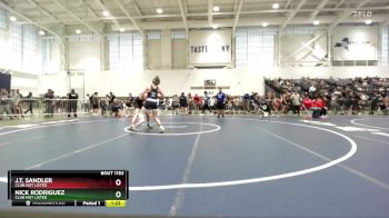 124 lbs Champ. Round 2 - Nick Rodriguez, Club Not Listed vs J.t. Sandler, Club Not Listed