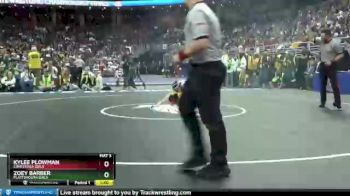 1st Place Match - Kylee Plowman, Conestoga Girls vs Zoey Barber, Plattsmouth Girls