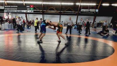 185 lbs Final - Mason Savidan, Monster Garage vs Ryder Schulte, Grindhouse Wrestling Club