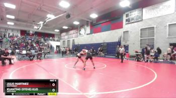 157 lbs Cons. Round 3 - Julio Martinez, Southwest vs Kuanting (Steve) Kuo, Westview