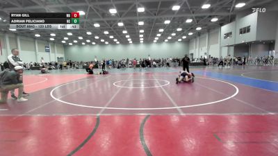 120 lbs Consi Of 16 #1 - Ryan Gill, MA vs Adrian Feliciano, NC