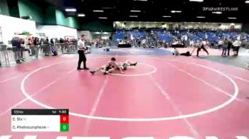 120 lbs Consolation - Charlie Sly, NC vs Camron Phetxoumphone, IA