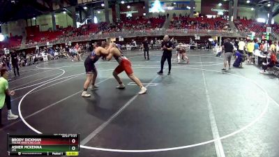 220 lbs 1st Place Match - Brody Dickman, Trojan Wrestling Club vs Asher McKenna, 2TG