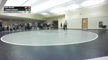 130lbs Champ. Round 3 - Zorina Johnson, Ida B. Wells (Girls) vs Ruby Tracer, Rogers (Puyallup) (Girls)