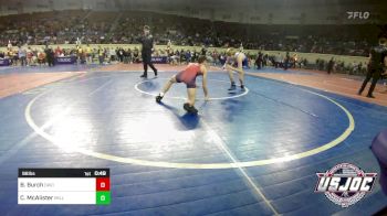 96 lbs Consi Of 8 #1 - Blaze Burch, Davis vs Casen McAlister, Mill Valley Kids Wrestling Club