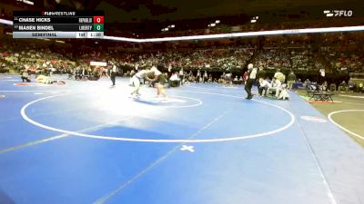 215 Class 4 lbs Semifinal - Chase Hicks, Republic vs Masen Bindel, Liberty