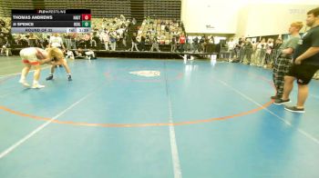 140-H lbs Round Of 32 - Thomas Andrews, Haddon Twp vs JJ Spence, Henlopen Hammers