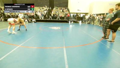 140-H lbs Round Of 32 - Thomas Andrews, Haddon Twp vs JJ Spence, Henlopen Hammers