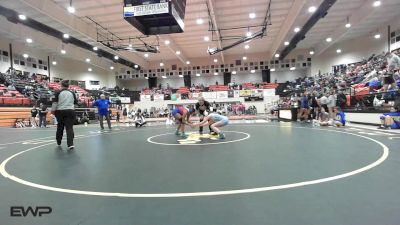 130 lbs Quarterfinal - Alliah Davis, Durant High School Girls vs Giana Rutledge, Har-Ber - White