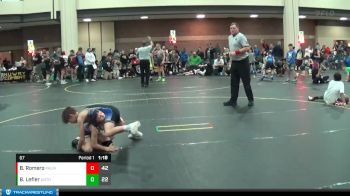 67 lbs Round 4 (6 Team) - Bowen Lefler, Untouchables vs Brison Romero, Team Palmetto