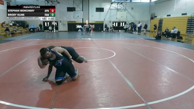 285Red lbs Final - Stephan Monchery, Appalachian State vs Brody Kline, Franklin & Marshall