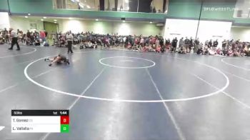 50 lbs Round Of 16 - Theseus Gomez, CO vs Logan Vallalla, PA