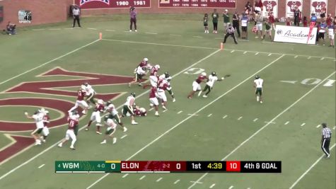 WATCH: Caleb Curtain Holds The Tribe On 4th Down