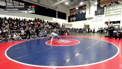 138 lbs 1st Place Match - Zaydrein Hernandez, St. John Bosco vs Jonah Guerra, Montclair