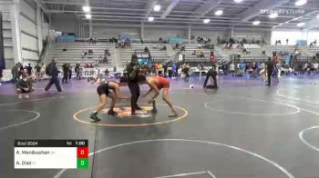 126 lbs Consolation - Ananth Manibushan, GA vs Anthony Diaz, RI
