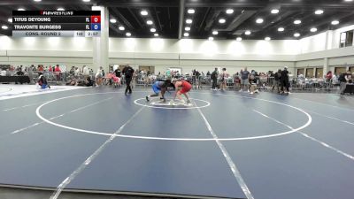 150 lbs Cons. Round 2 - Titus DeYoung, FL vs Travonte Burgess, FL