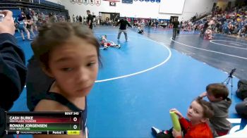 135 lbs Round 2 - Cash Burke, High Plains Thunder vs Rowan Jorgensen, Peak Wrestling