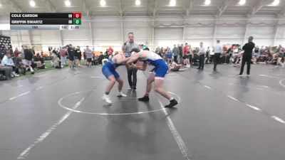 150 lbs Round 6 (8 Team) - Griffin Swartz, Dayton Bandits vs Cole Carson, Old Hickory