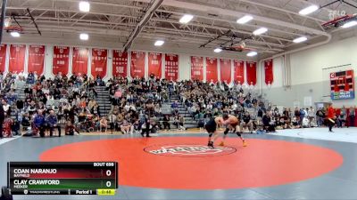 144 lbs Cons. Round 4 - Coan Naranjo, Bayfield vs Clay Crawford, Meeker