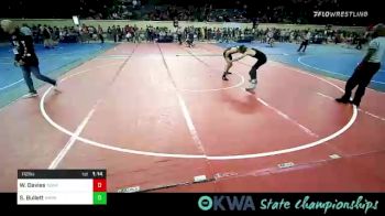 112 lbs Quarterfinal - Wesley Davies, Team Choctaw vs Sonny Bullett, Warrior Wrestling Club