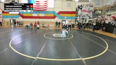 175 lbs Cons. Round 2 - Drayden Morrison, Central vs Peyton Henderson, Campbell County
