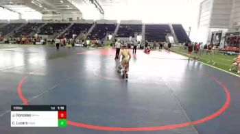 109 lbs Quarterfinal - Julio Gonzales, Mohave WC vs Colton Lucero, Pagosa Peak Elite Wrestling