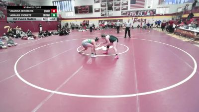 170 lbs 1st Place Match - Adalee Pickett, SMITHVILLE vs JoAnna Hinrichs, STALEY