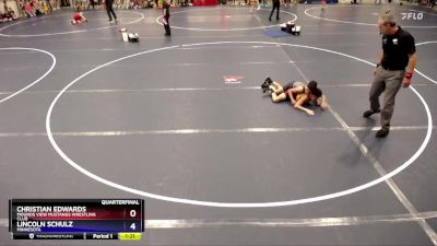 83 lbs Quarterfinal - Christian Edwards, Mounds View Mustangs Wrestling Club vs Lincoln Schulz, Minnesota