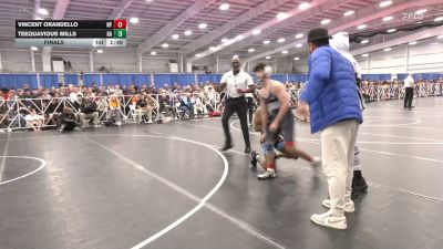 113 lbs Final - Vincent Orandello, NY vs Teequavious Mills, GA