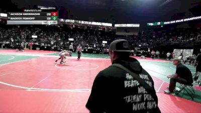 110 lbs Champ. Round 1 - Jackson Niederkohr, CPWA vs Maddox Fenhoff, XGWA