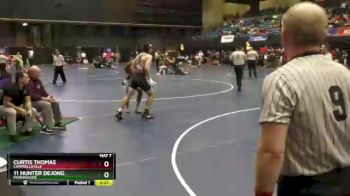 197 lbs Champ. Round 1 - 11 Hunter DeJong, Morningside vs Curtis Thomas, Campbellsville