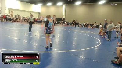113 lbs Round 4 (16 Team) - Charles Crowson, Team Montana vs Henry Fortin, SD Red