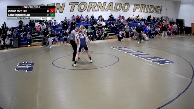 160 lbs Semifinal - Zane Moorhead, Kiski vs Logan Hunter, Norwin
