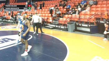 3A 285 lbs Cons. Round 2 - James Brouilette, Mt. Prospect (Prospect) vs Pierre Nelson, Oak Park (O.P.-River Forest)