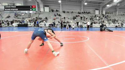 132 lbs Consi Of 8 #1 - Logan Price, FL vs Blake Pfeffer, VA