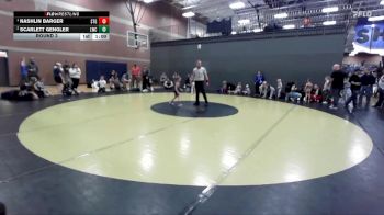 45 lbs Round 3 - Nashlin Barger, Small Town Grims vs Scarlett Gengler, Lionheart Wrestling Club